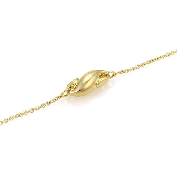 Tiffany & Co. Peretti Seahorse 18k Yellow Gold Necklace 20” - Picture 4 of 6